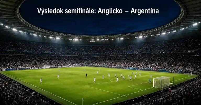 Anglicko-Argentína 1-2 – ako Messi dvoma prihrávkami poslal Argentínu do finále
